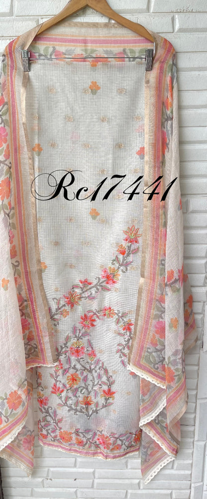 Banarasi kota doriya unstitched ladies suit Rc17441
