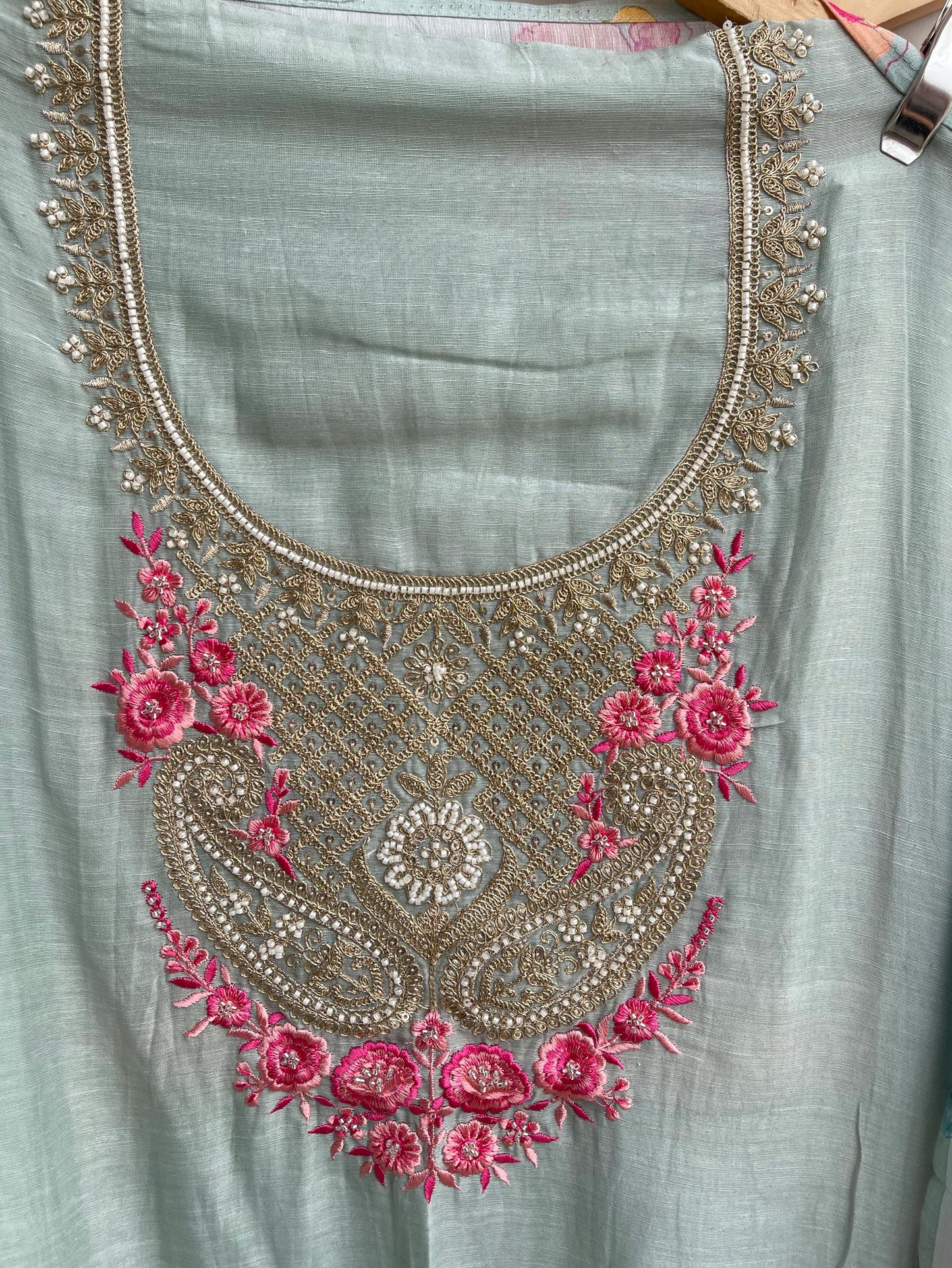 Mul Chanderi Unstitched Ladies Suit RC-18571 (b) – view 2