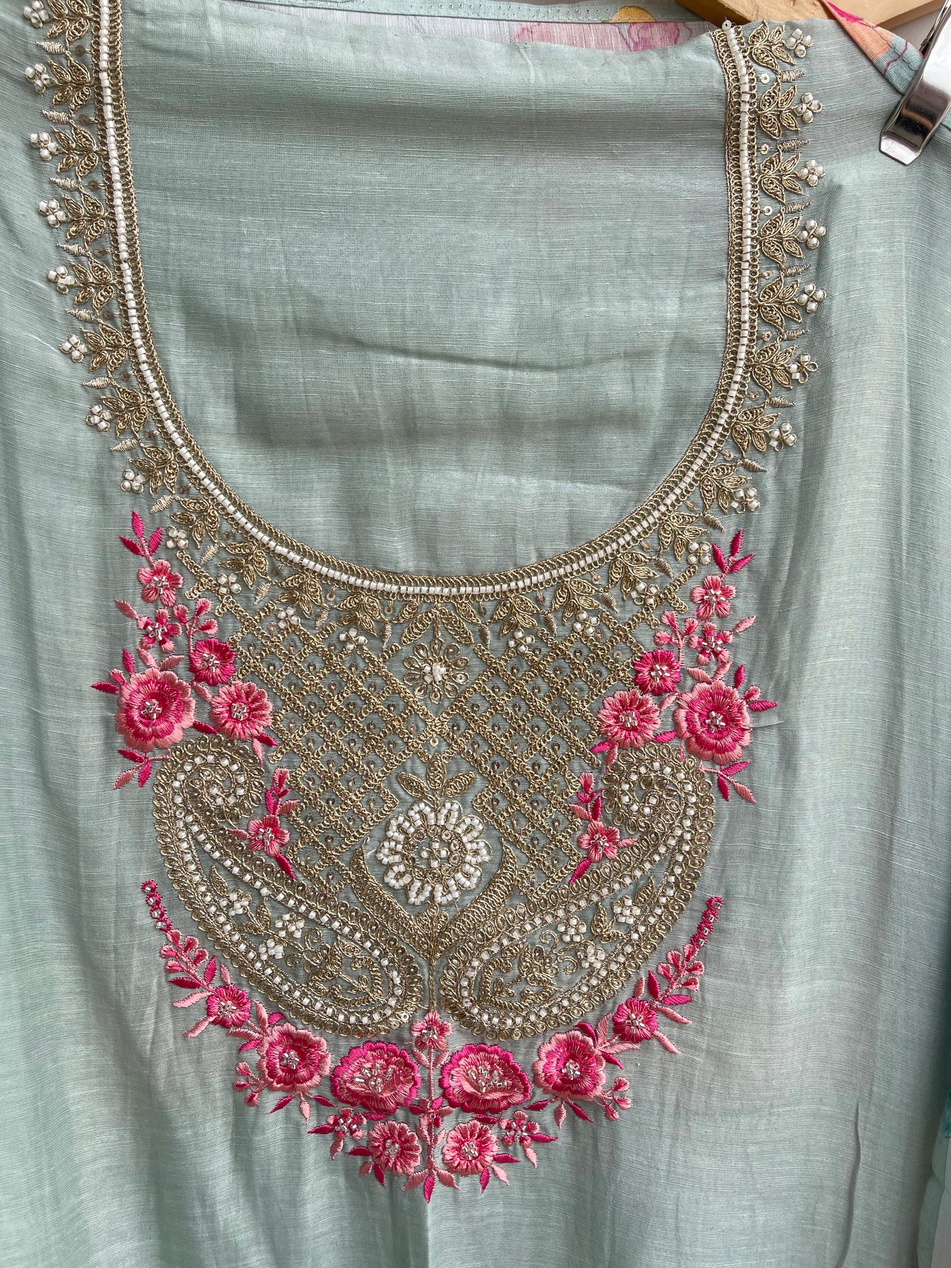 Mul Chanderi Unstitched Ladies Suit RC-18571 (b) – view 2