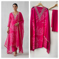 Muslin baandni printed unstitched ladies suit