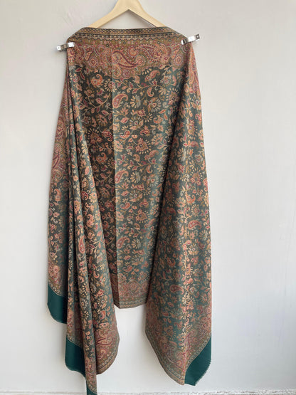 4 kaani weaved winter ladies shawls