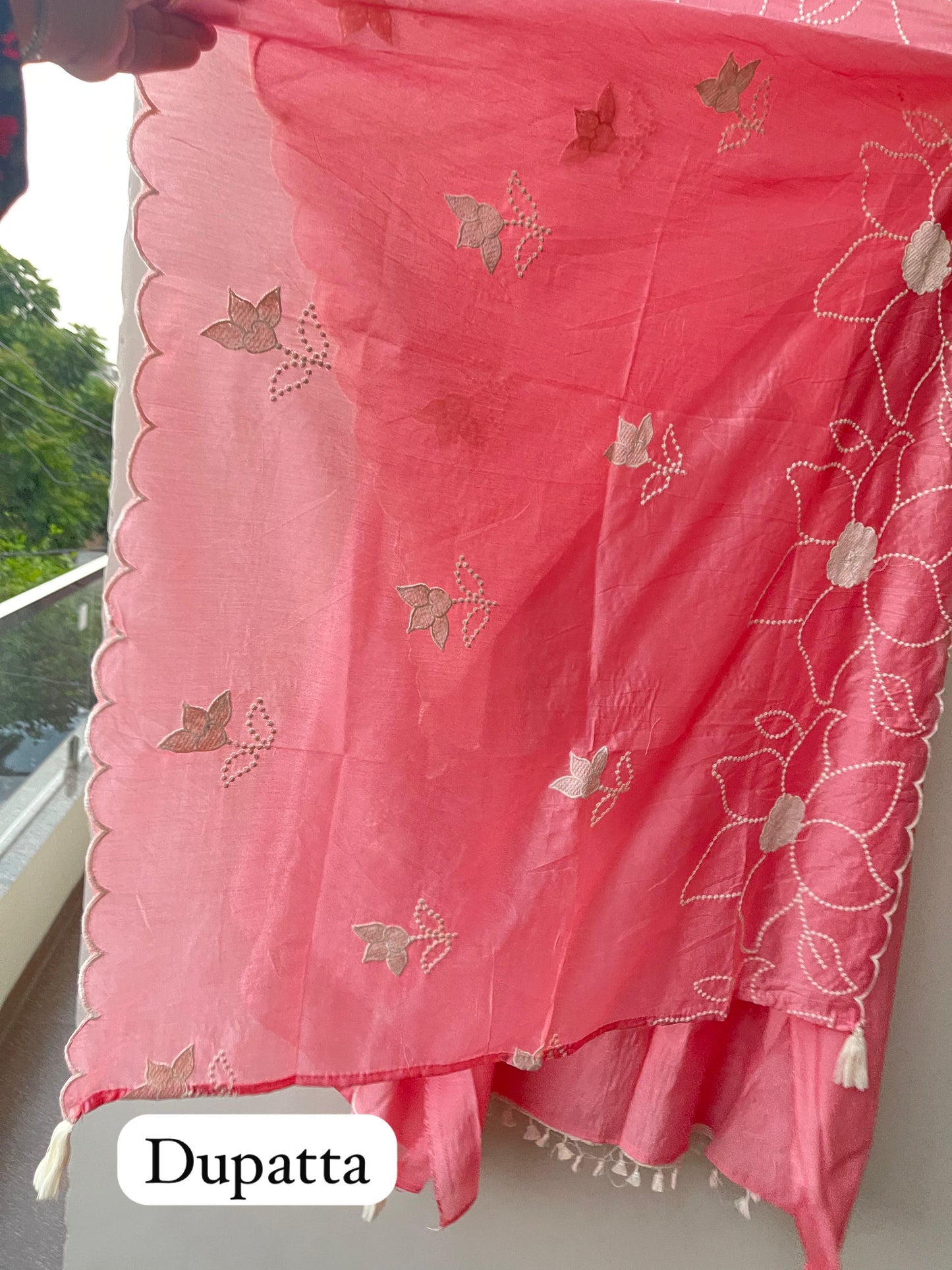 Mul Chanderi Unstitched Ladies Suit RC18857 – view 7