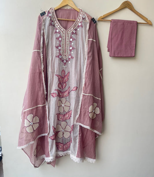 Mul cotton unstitched ladies suit Rc18977