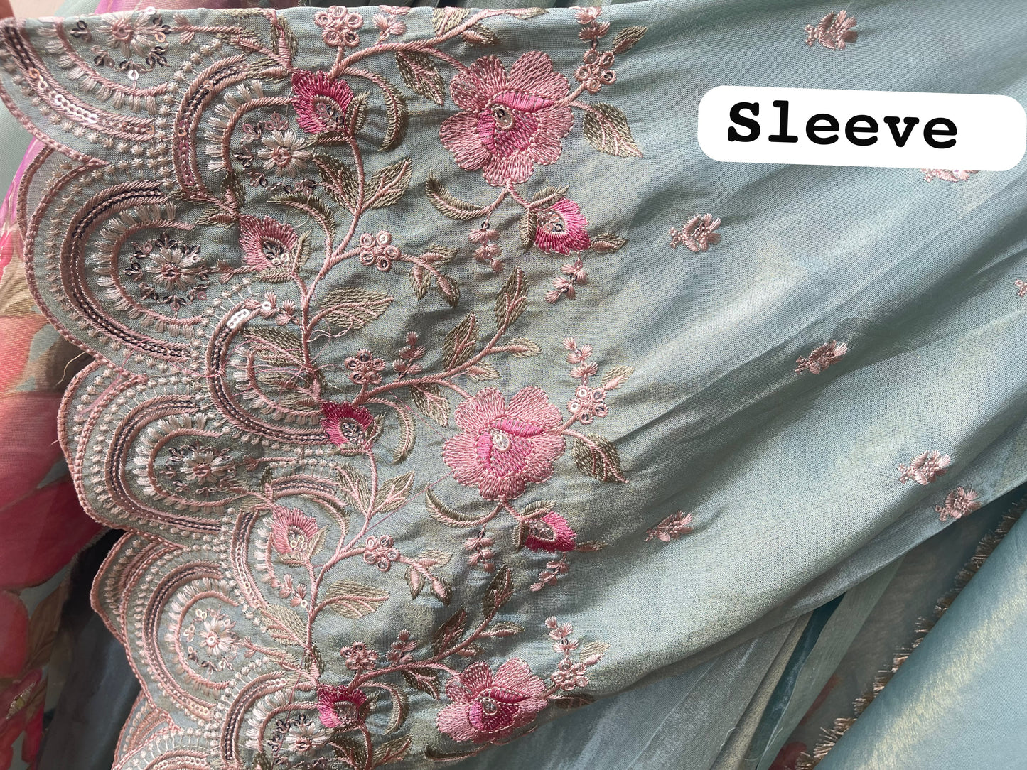 Shimmer silk unstitched ladies suit Rc19145
