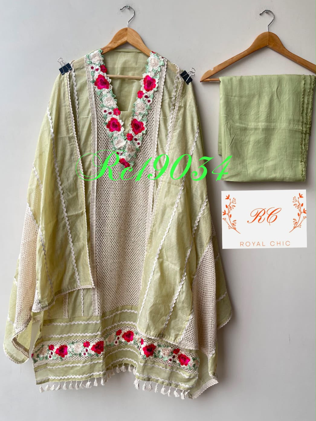 Chanderi cotton unstitched ladies suit Rc19034