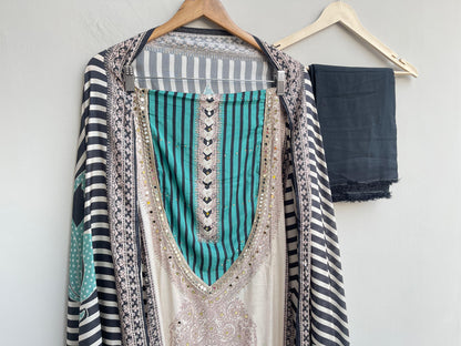 Muslin printed unstitched ladies suit Rc18374 (b)