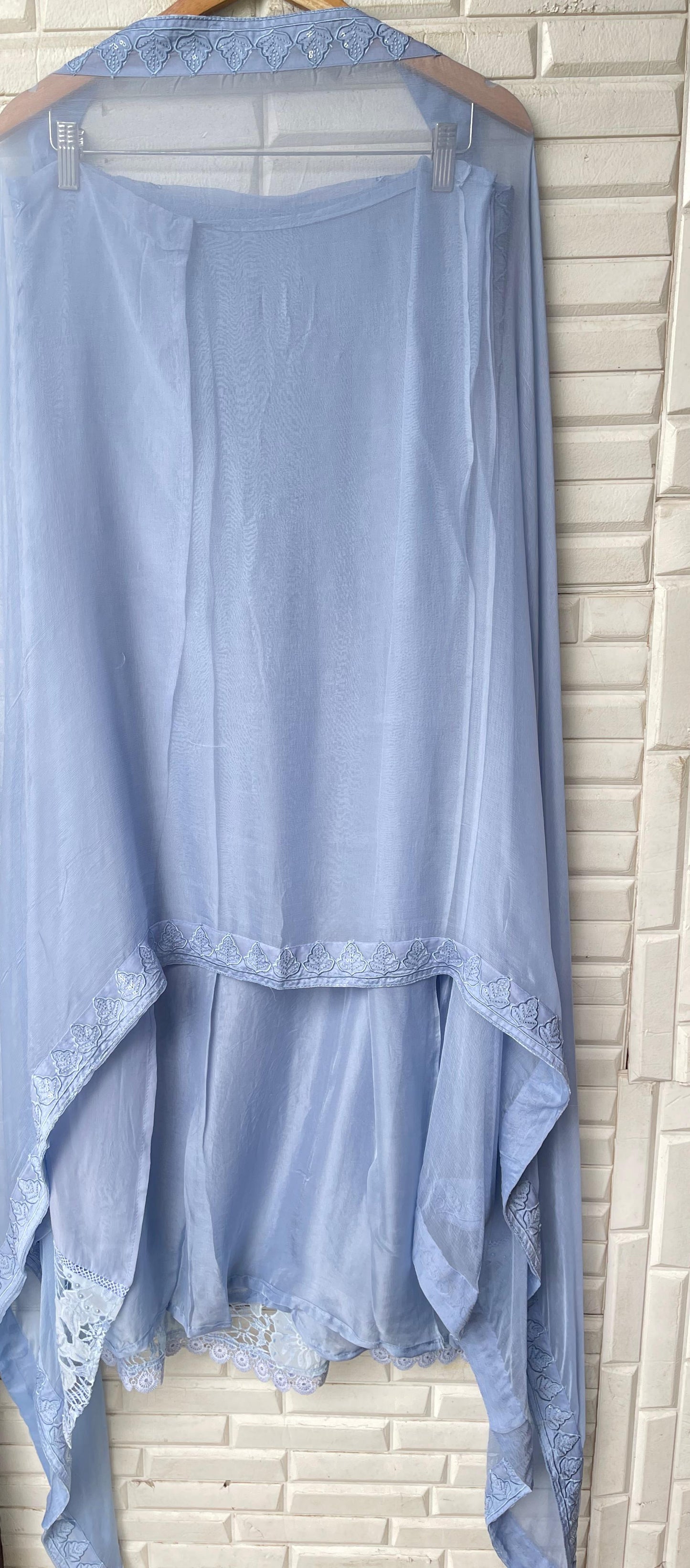 Organza unstitched ladies suit Rc17280