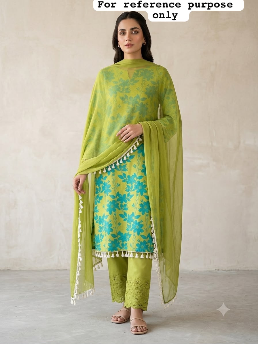 Cotton printed unstitched ladies suit Rc19049