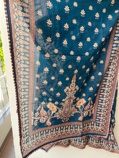 Pakistani style mul cotton unstitched ladies suit Rc18956