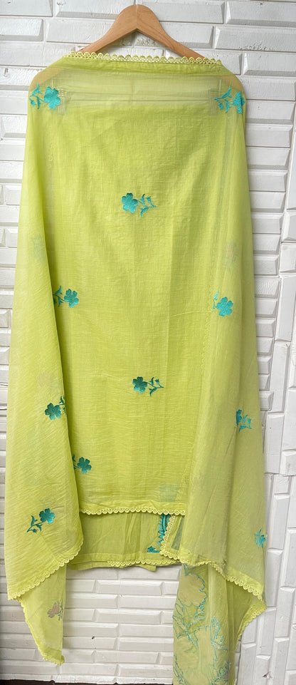 Mul chanderi unstitched ladies suit Rc17397 (a)