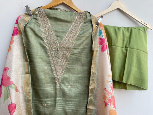 Silk unstitched ladies suit Rc18432 (b)