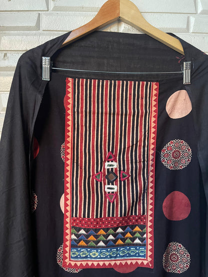 Cotton khadi unstitched ladies suit Rc17583 (b)