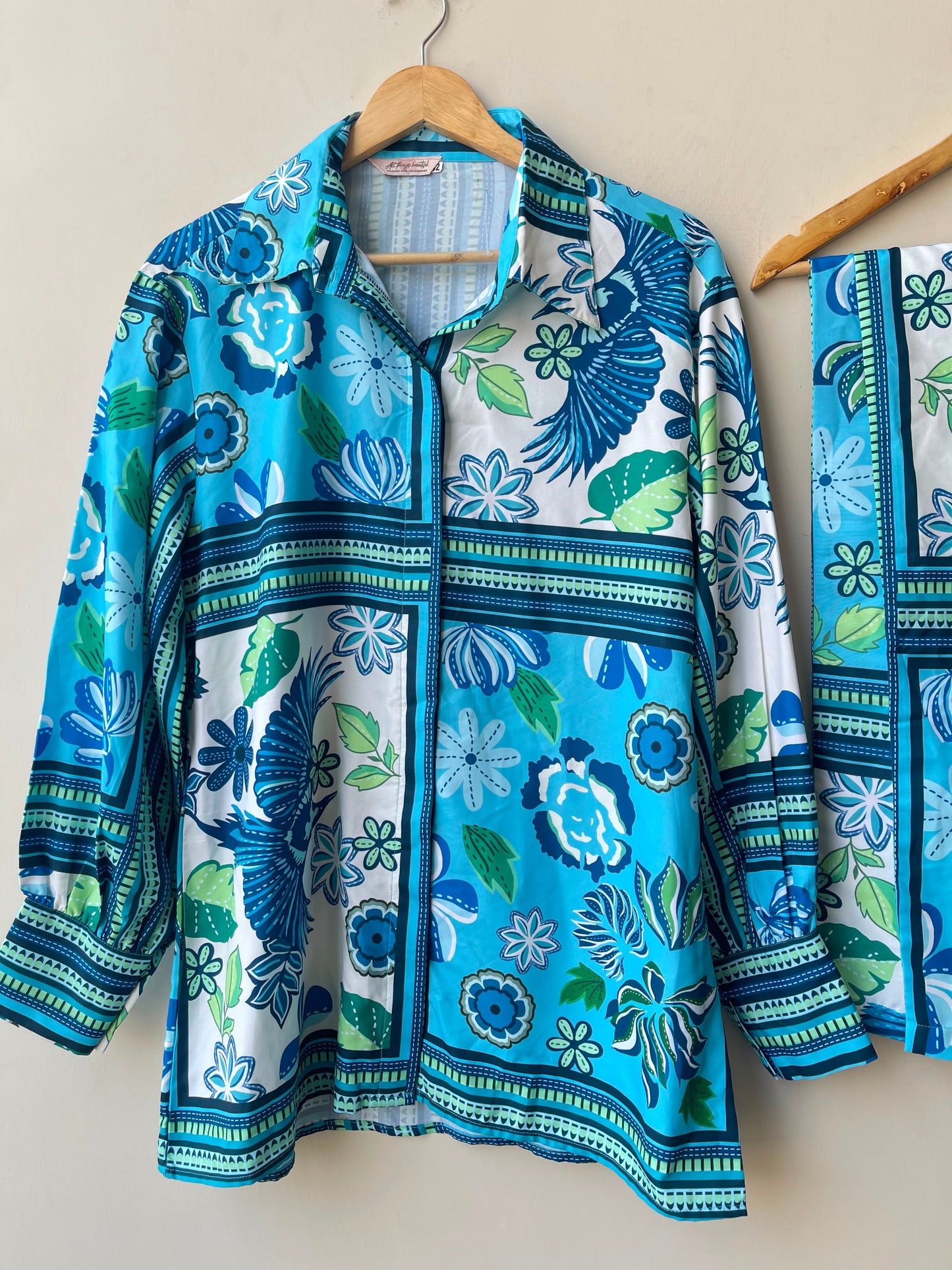 Soft muslin cotton printed stitched ladies coord set Rc19097