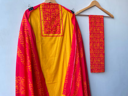 Cotton printed unstitched ladies suit Rc19281 (b)