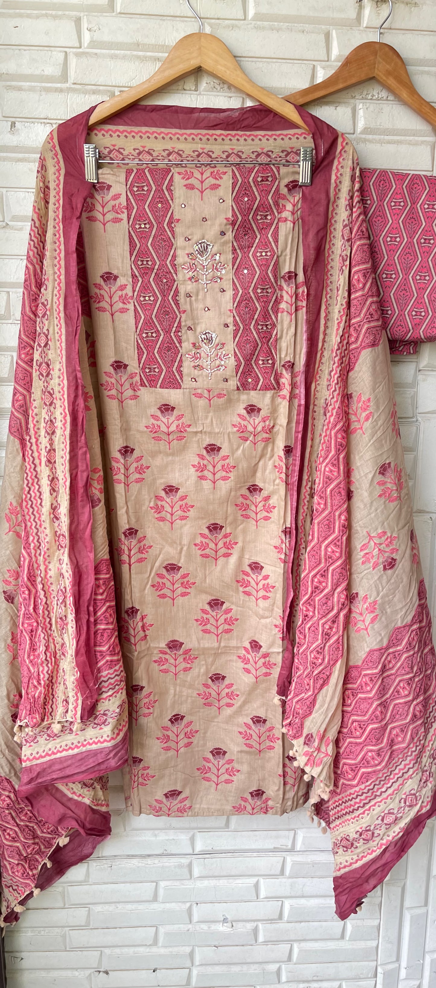 Cotton unstitched ladies suit Rc19289