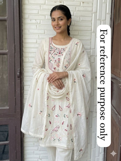 Mul Chanderi Unstitched Ladies Suit RC18828 – view 7