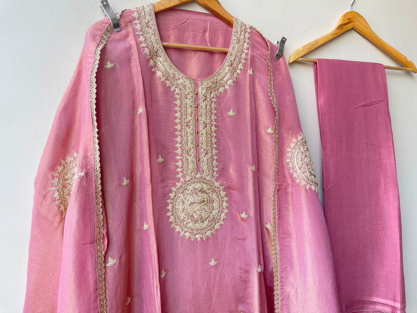 Shimmer silk unstitched ladies suit Rc19116 (b)