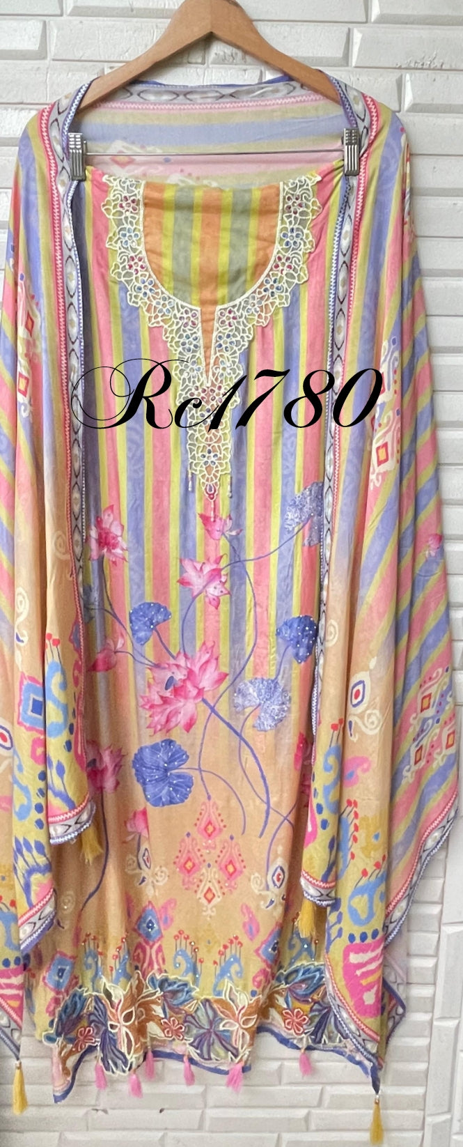 Muslin unstitched ladies suit Rc17380
