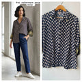 Satin crepe readymade ladies coord shirt Rc19165 (a)