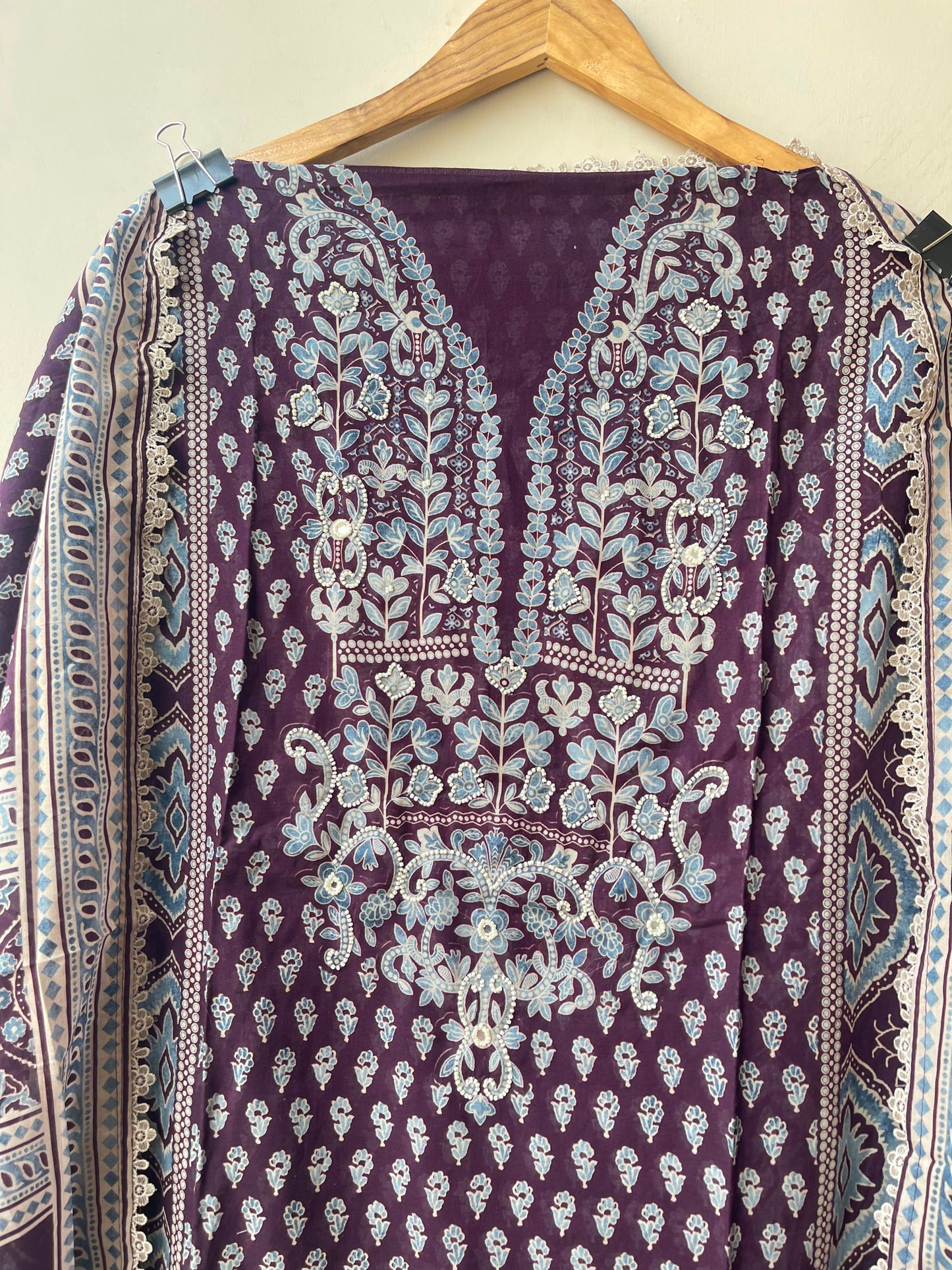Mul cotton printed unstitched ladies suit Rc18983