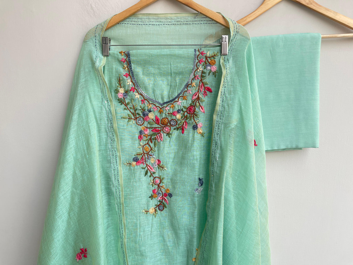 Khaadi mul chanderi ladies unstitched suit Rc18526 (b)