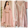 Premium Shimmer Silk Designer 3 pcs Unstitched Suit Set