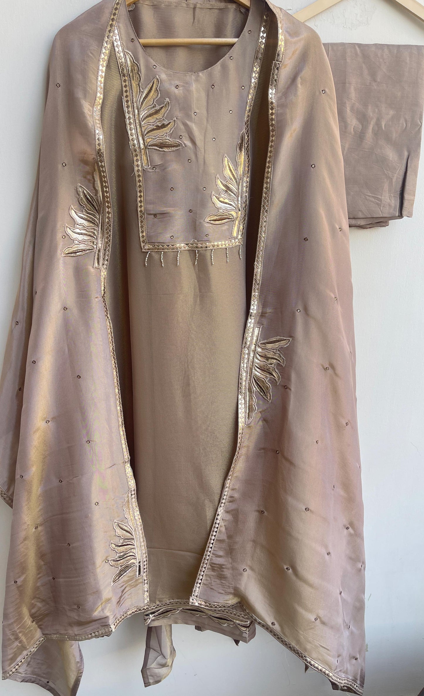 Shimmer silk unstitched ladies suit Rc17882 (a)