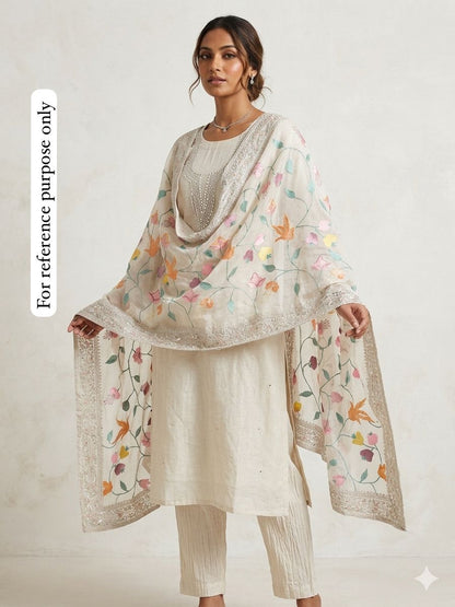 Mul Chanderi Unstitched Ladies Suit RC-18634 – view 2
