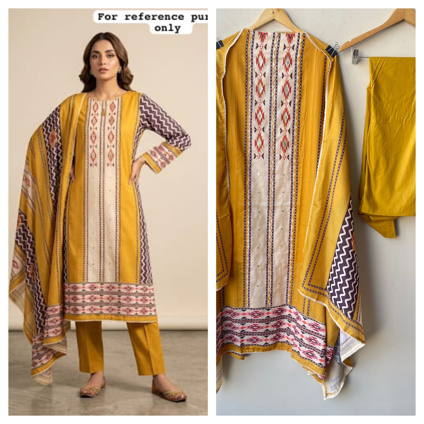 Cotton printed unstitched ladies suit Rc19257