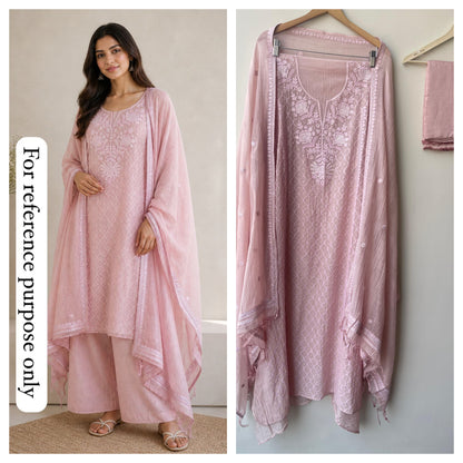 Pure mul chanderi ladies unstitched suit Rc18796 (a)