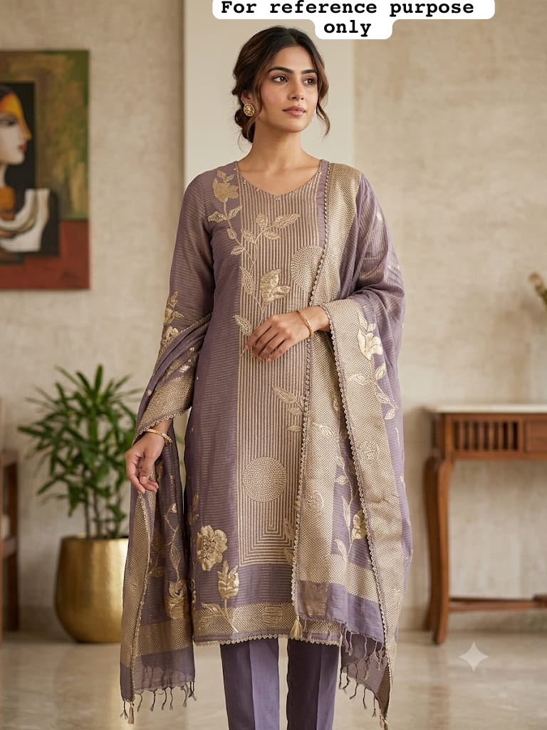 Banarasi shimmer silk ladies unstitched suit Rc19303 (a)