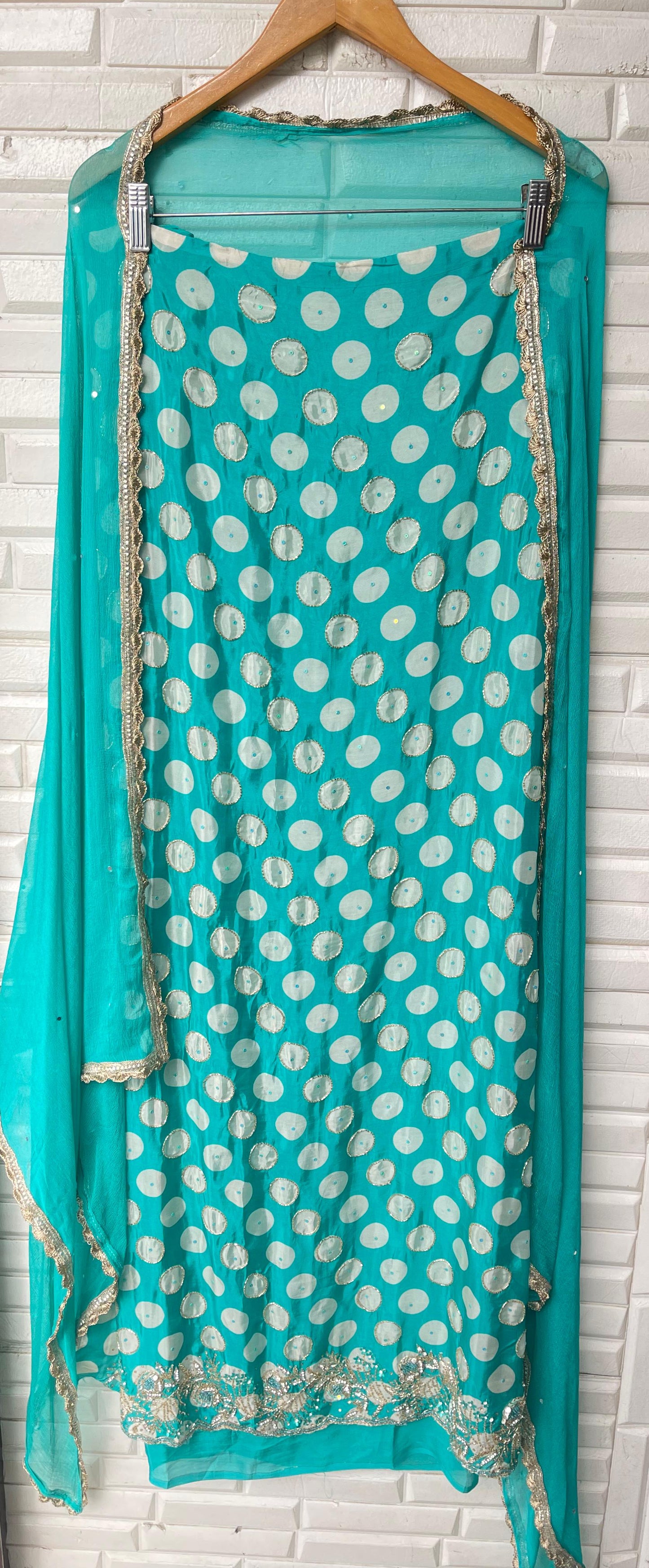 Organza unstitched ladies suit Rc17542 (b)