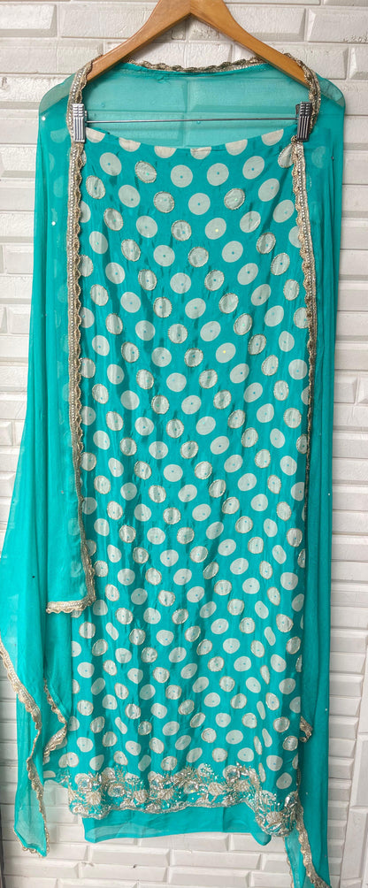 Organza unstitched ladies suit Rc17542 (b)