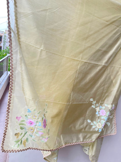 Mul chanderi unstitched ladies suit Rc18969 (b)