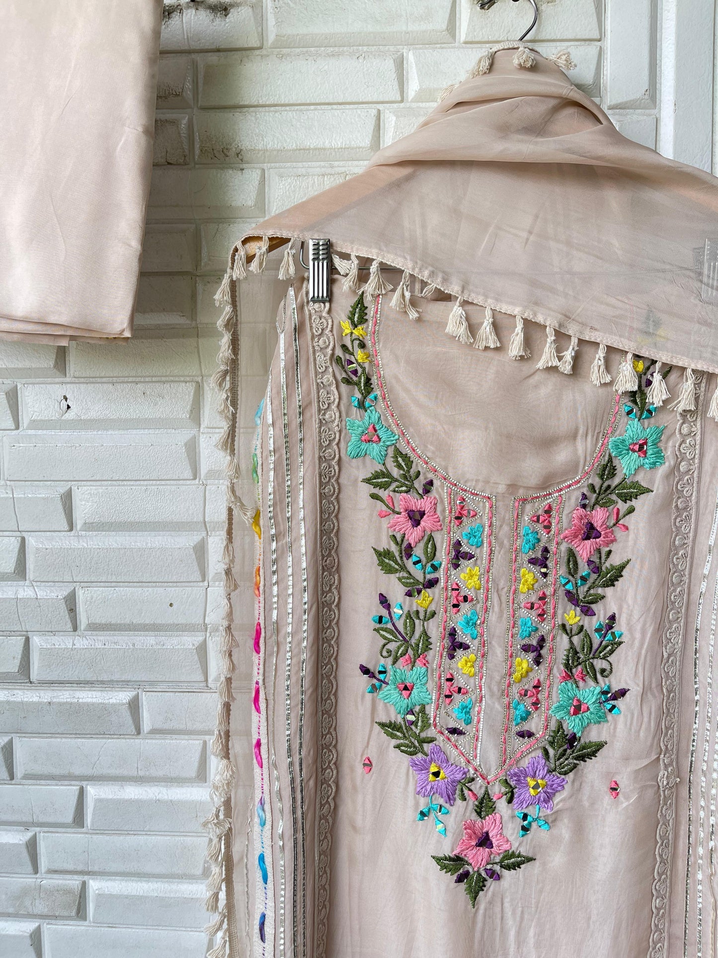 Organza unstitched ladies suit Rc17292 (b)