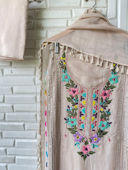 Organza unstitched ladies suit Rc17292 (b)