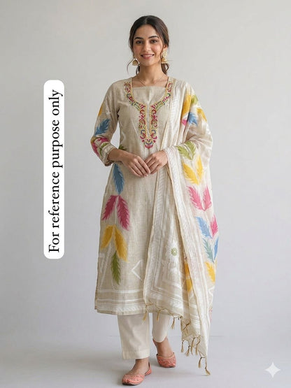 Mul Chanderi Unstitched Ladies Suit RC18566 – view 2