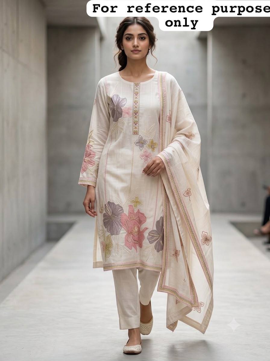 Mul chanderi unstitched ladies suit Rc19204 (b)