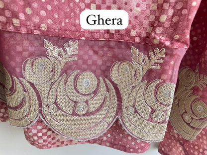 Banarasi muslin silk unstitched ladies suit Rc17834 (b)