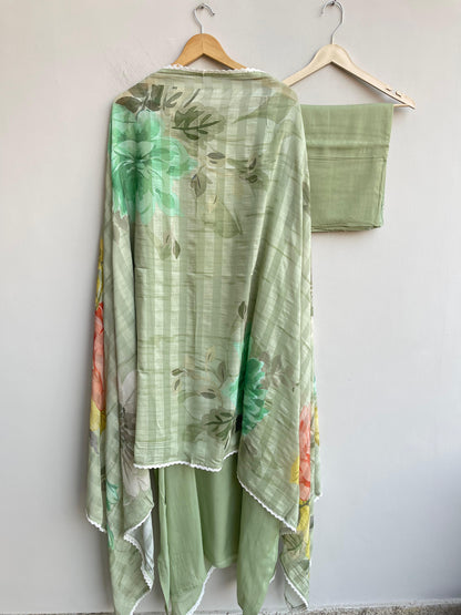 Pure organza unstitched ladies suit Rc18505 (a)