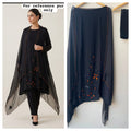 Organza fabric unstitched ladies suit Rc19112