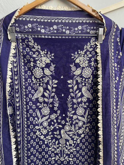 Cotton printed unstitched ladies suit Rc18478 (a)