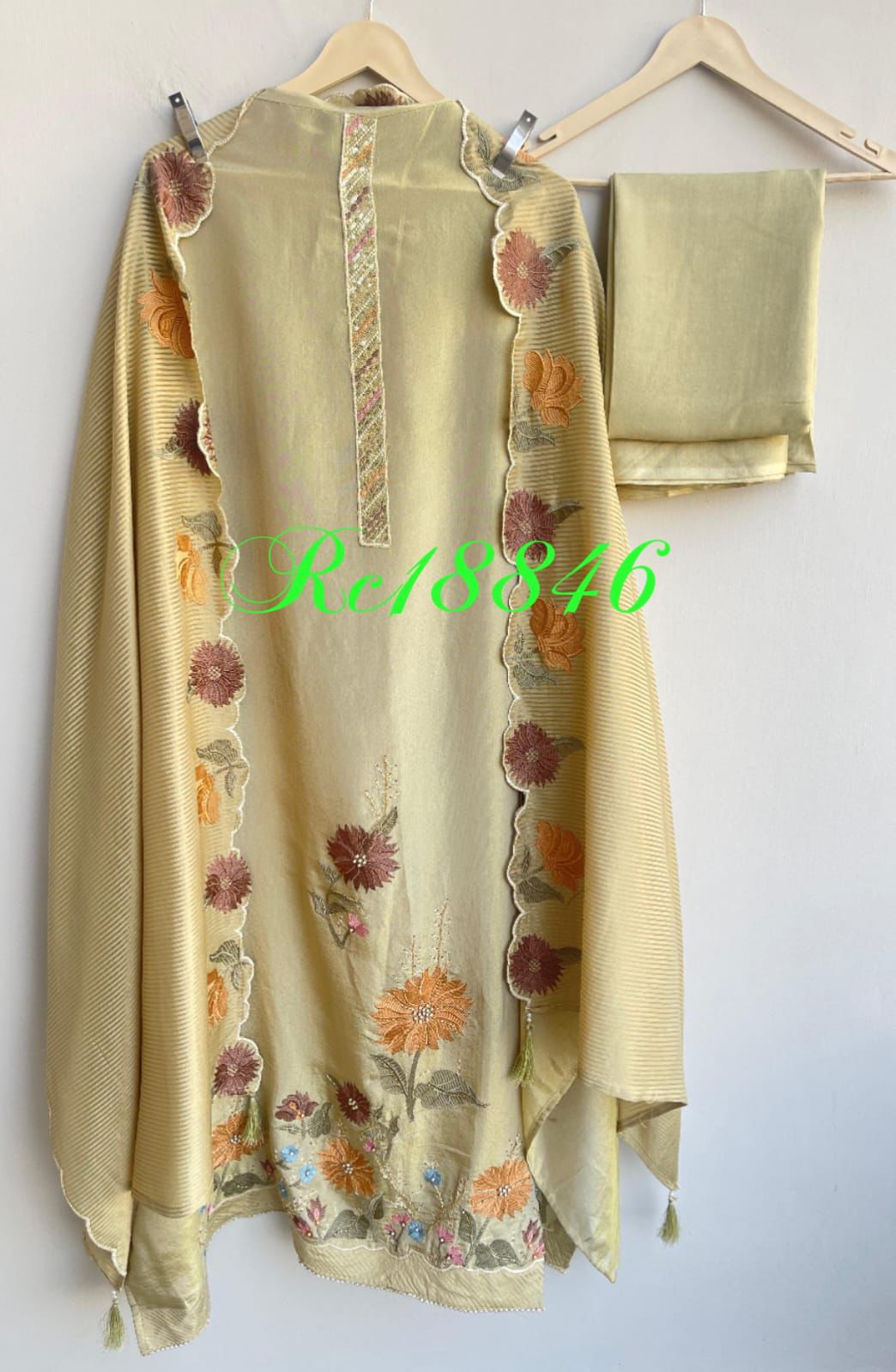 Shimmer silk unstitched ladies suit Rc18846 (a)