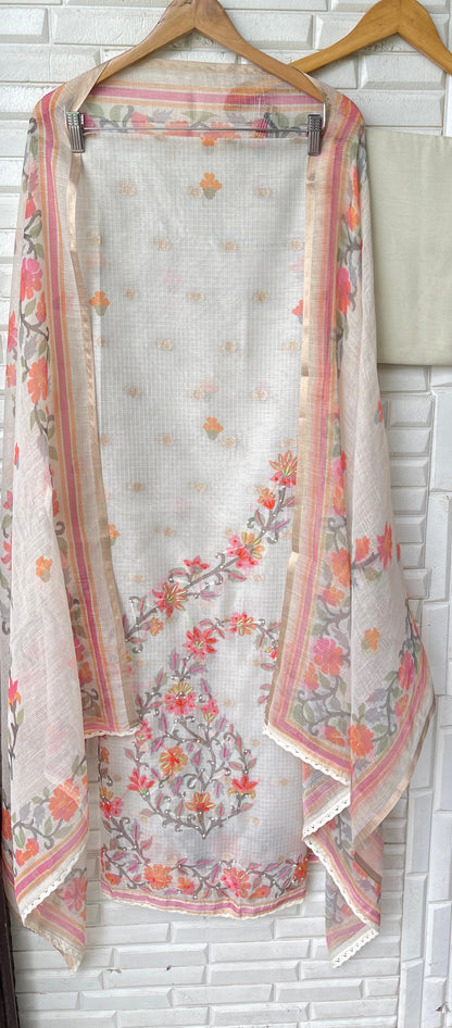 Banarasi kota doriya unstitched ladies suit Rc17441