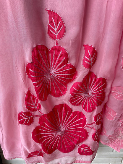 Organza unstitched ladies suit Rc17662