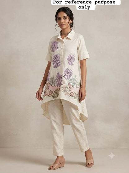 Self cotton stitched ladies coord set Rc19189