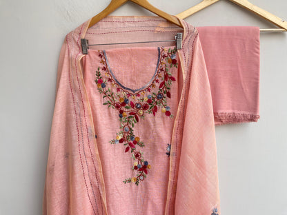 Khaadi mul chanderi ladies unstitched suit Rc18526 (a)