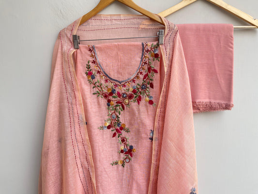 Khaadi mul chanderi ladies unstitched suit Rc18526 (a)