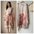 Muslin printed fabric ladies unstitched suit Rc19041