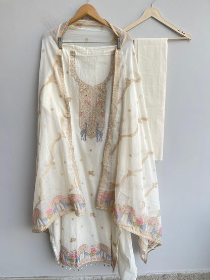 Jaamdhani unstitched ladies suit Rc18489